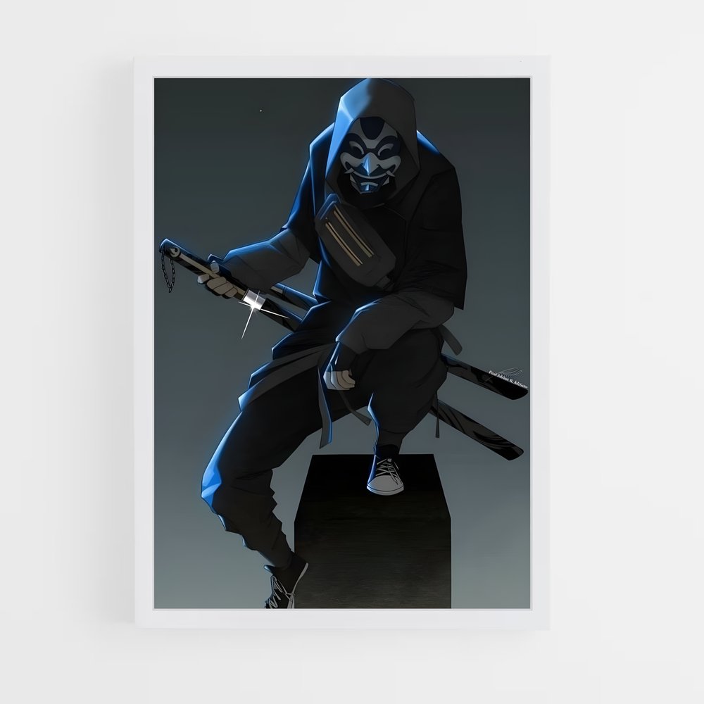 ap-black mask-1 cadre Blanc