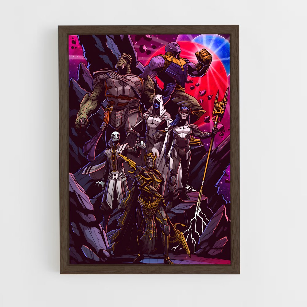 ap-black order-1 cadre Bois foncé