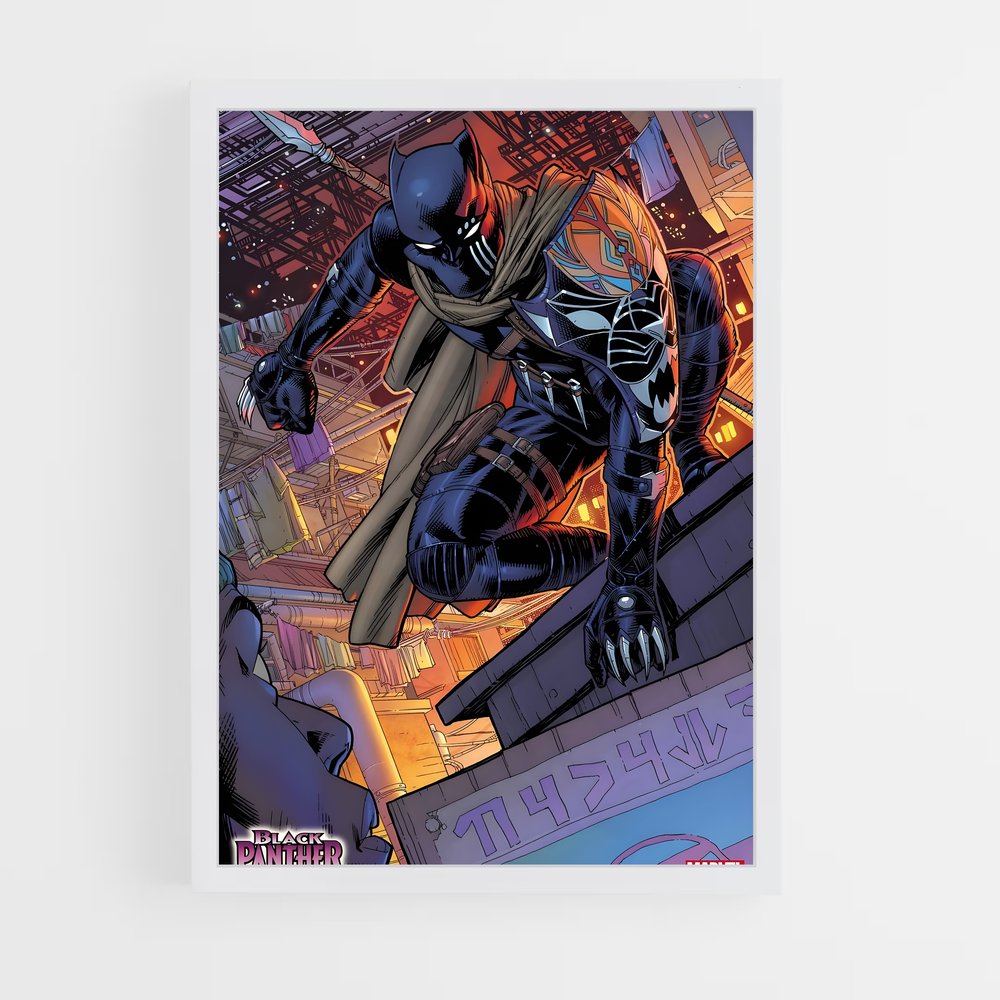 ap-black panther-12 cadre Blanc