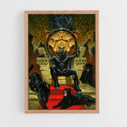 ap-black panther-17 cadre Bois clair