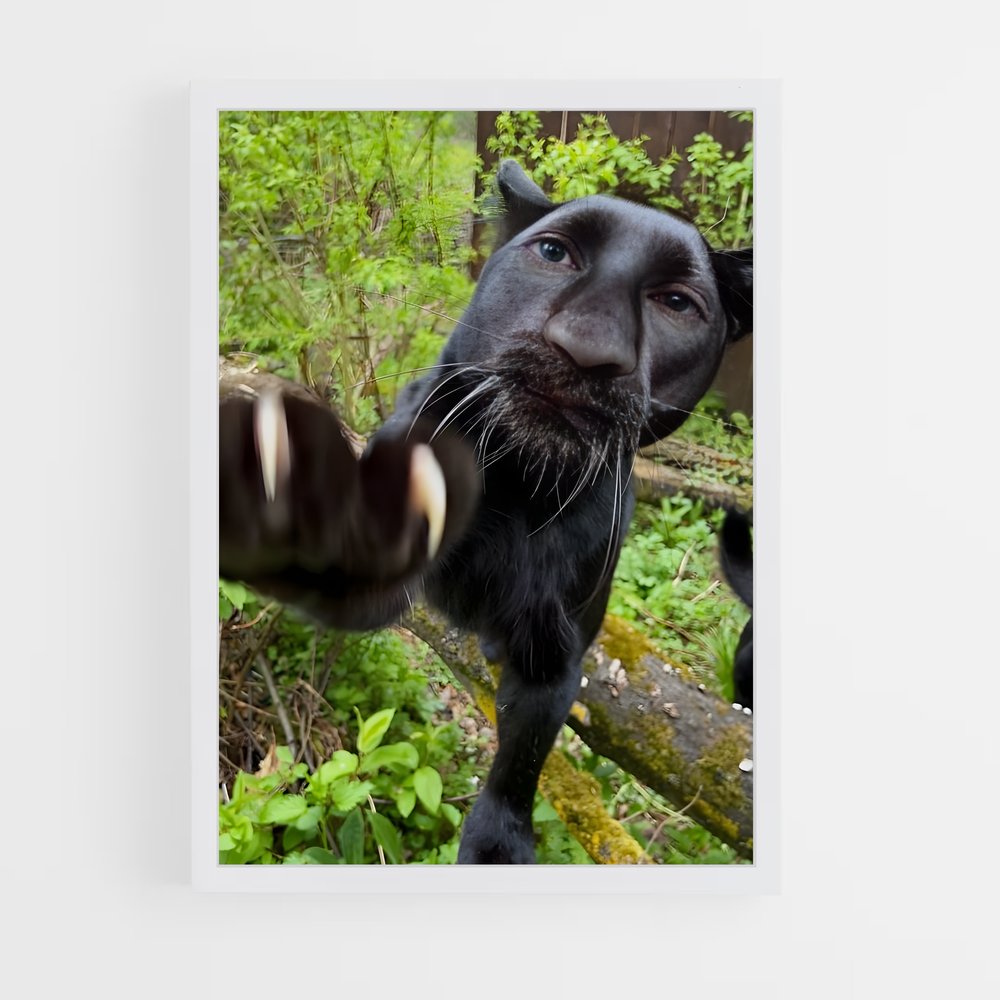 ap-black panther-18 cadre Blanc