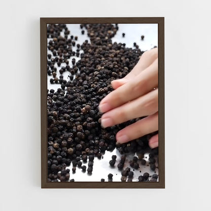 ap-black pepper-2 cadre Bois foncé