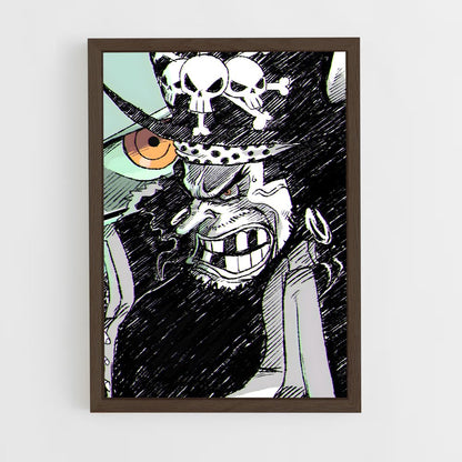 ap-blackbeard-9 cadre Bois foncé