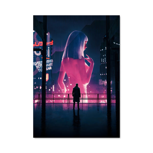 Poster Réflexion Néon
