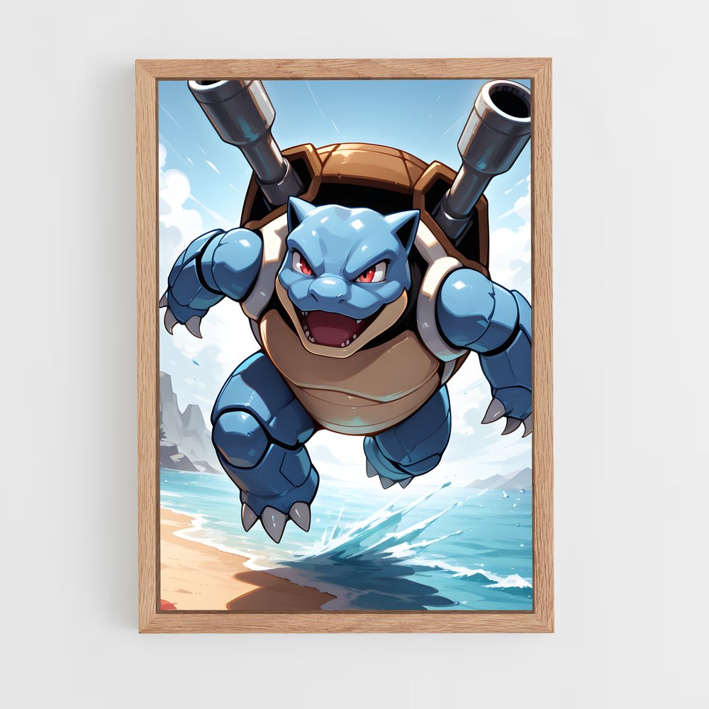 ap-blastoise-1 cadre Bois clair