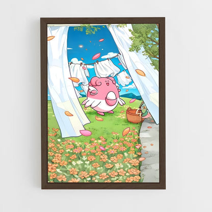 ap-blissey-2 cadre Bois foncé