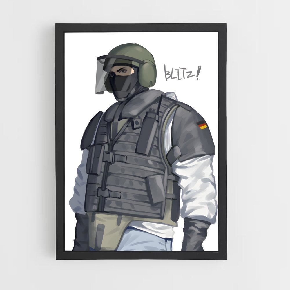 ap-blitz r6-2 cadre Noir