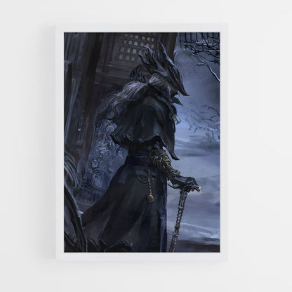 ap-bloodborne hunter-2 cadre Blanc