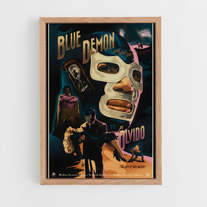 ap-blue demon-1 cadre Bois clair