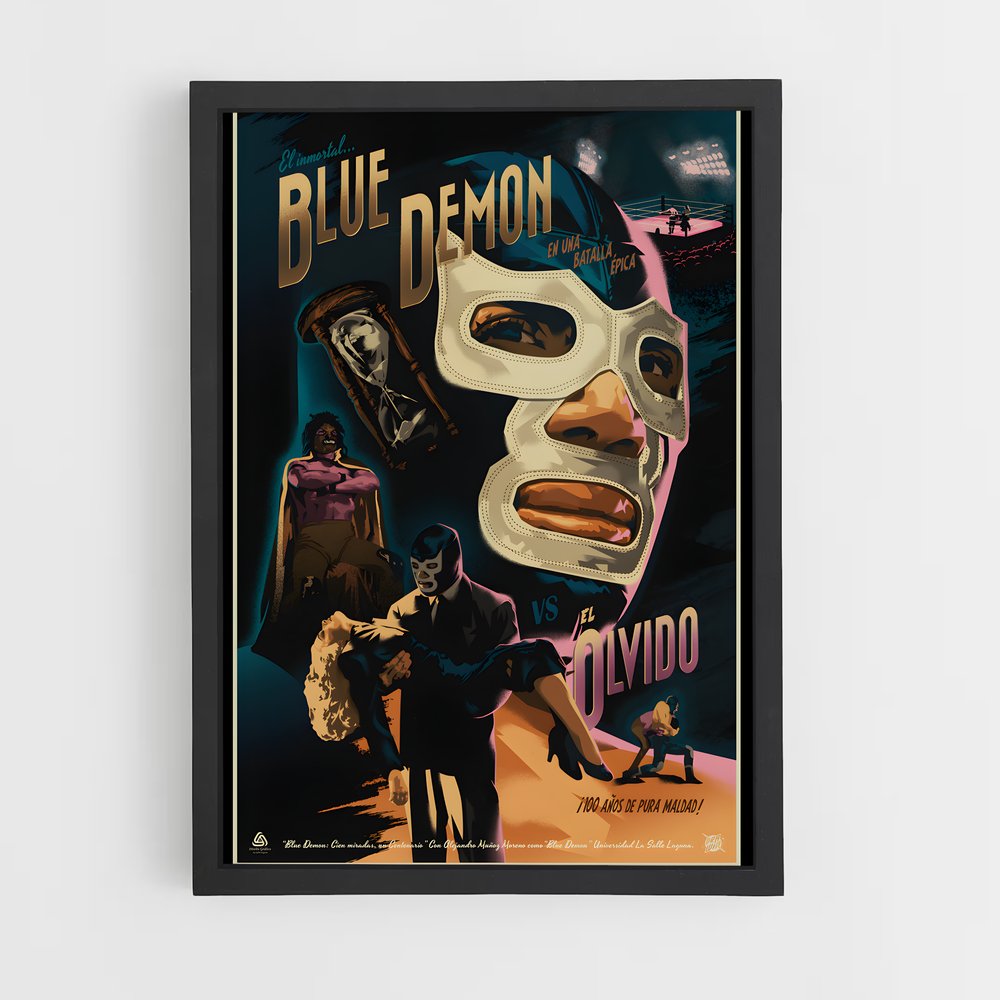 ap-blue demon-1 cadre Noir