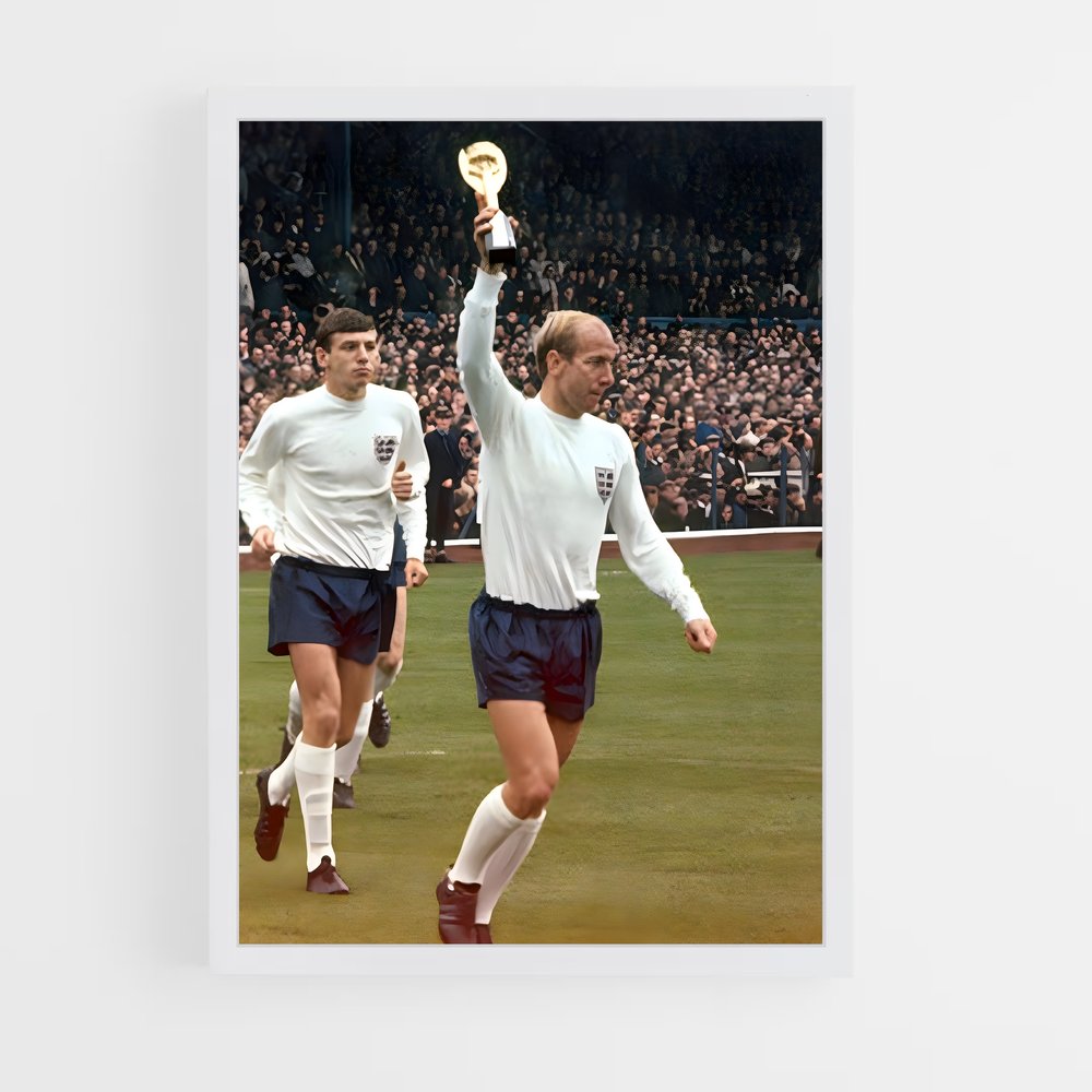 ap-bobby charlton-3 cadre Blanc