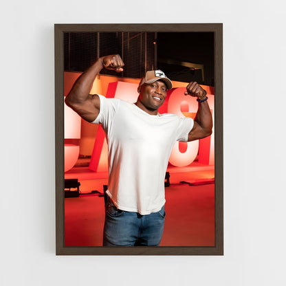 ap-bobby lashley-4 cadre Bois foncé