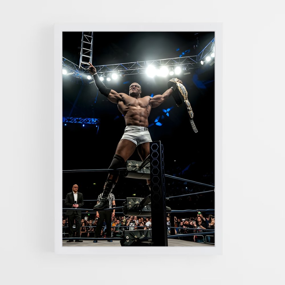 ap-bobby lashley-8 cadre Blanc