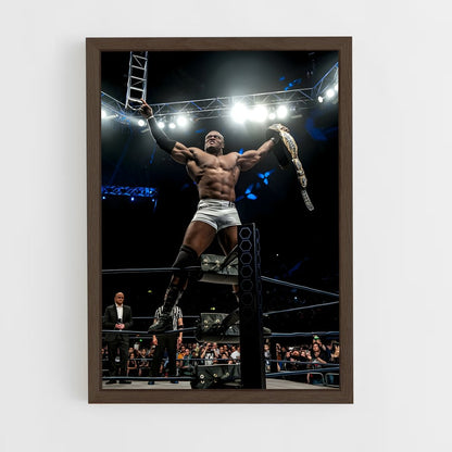 ap-bobby lashley-8 cadre Bois foncé