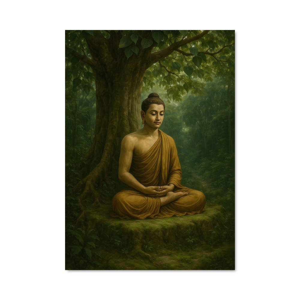 Poster Sous l'Arbre de Bodhi