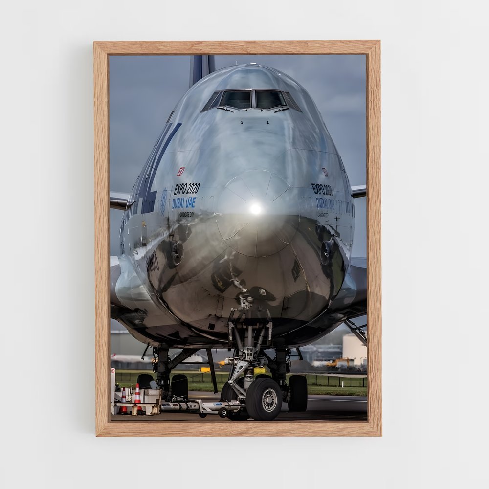 ap-boeing 747 freighter-4 cadre Bois clair
