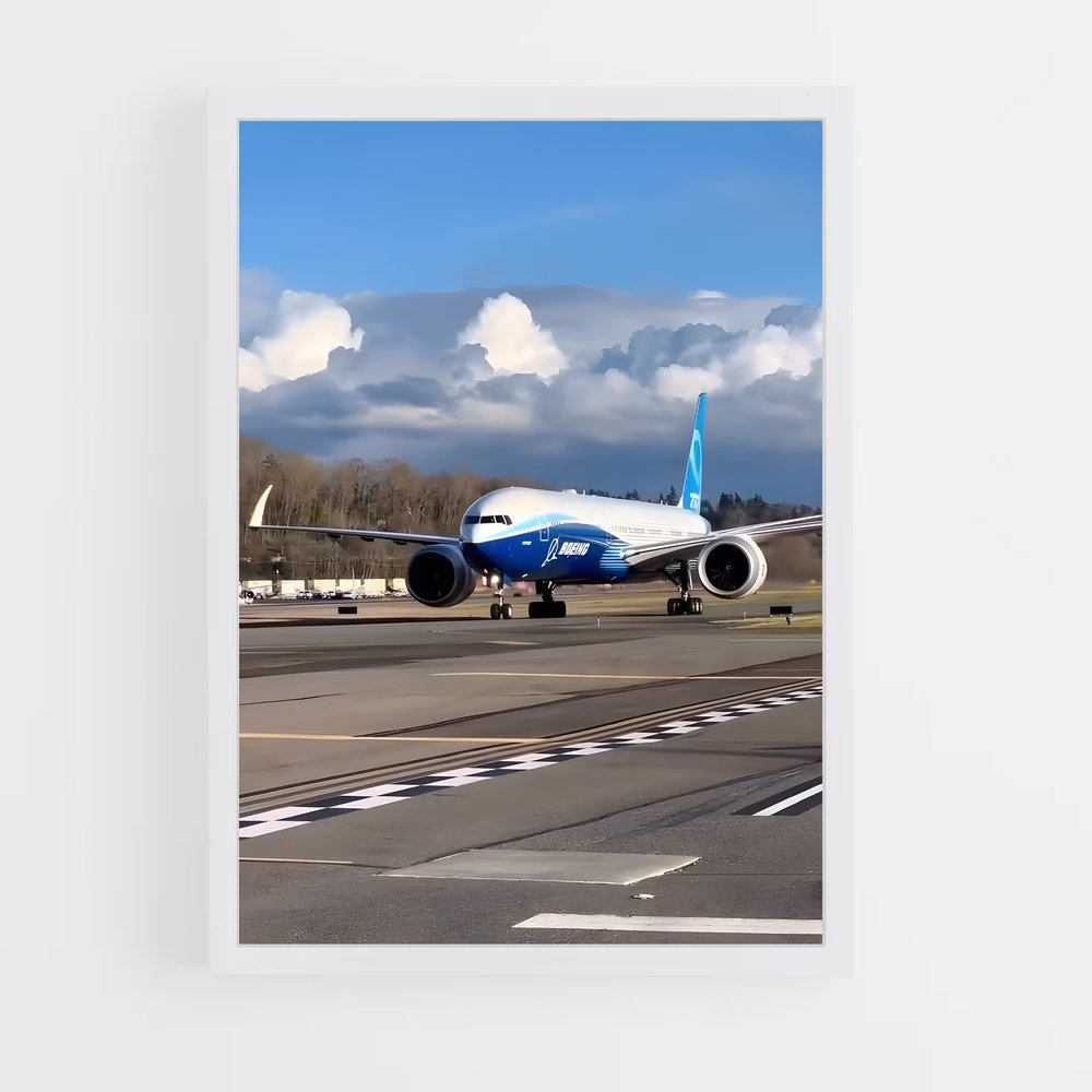 ap-boeing 777-2 cadre Blanc