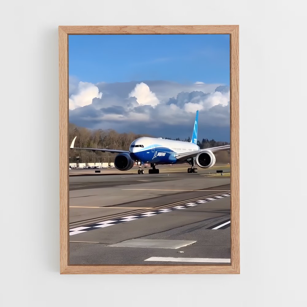 ap-boeing 777-2 cadre Bois clair