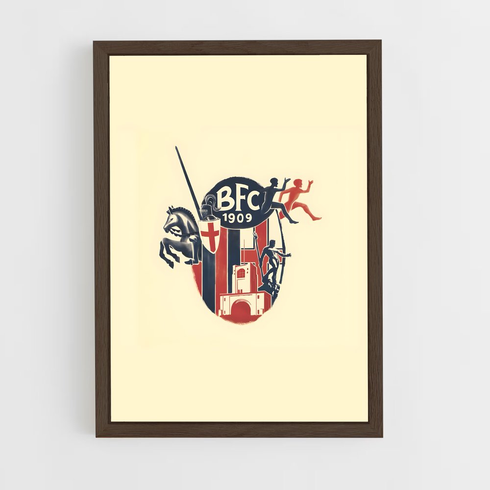 ap-bologna fc-4 cadre Bois foncé