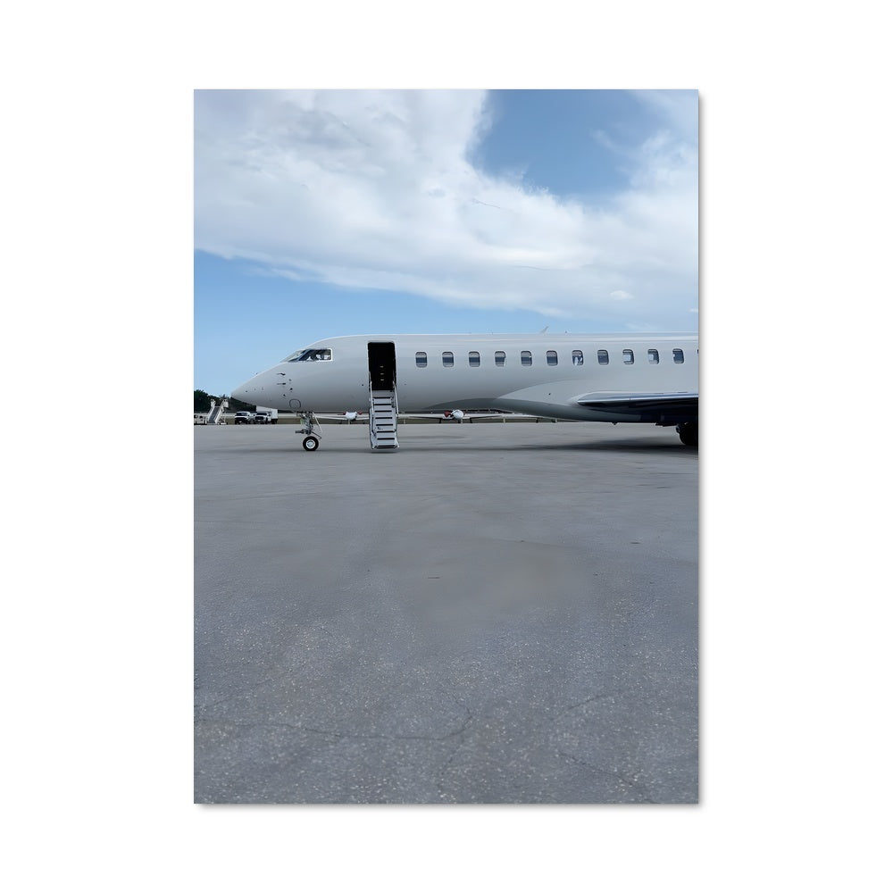 Poster L'Avion Blanc