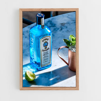 ap-bombay sapphire-3 cadre Bois clair