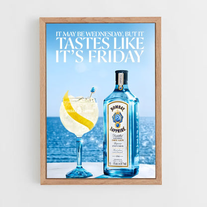 ap-bombay sapphire-5 cadre Bois clair