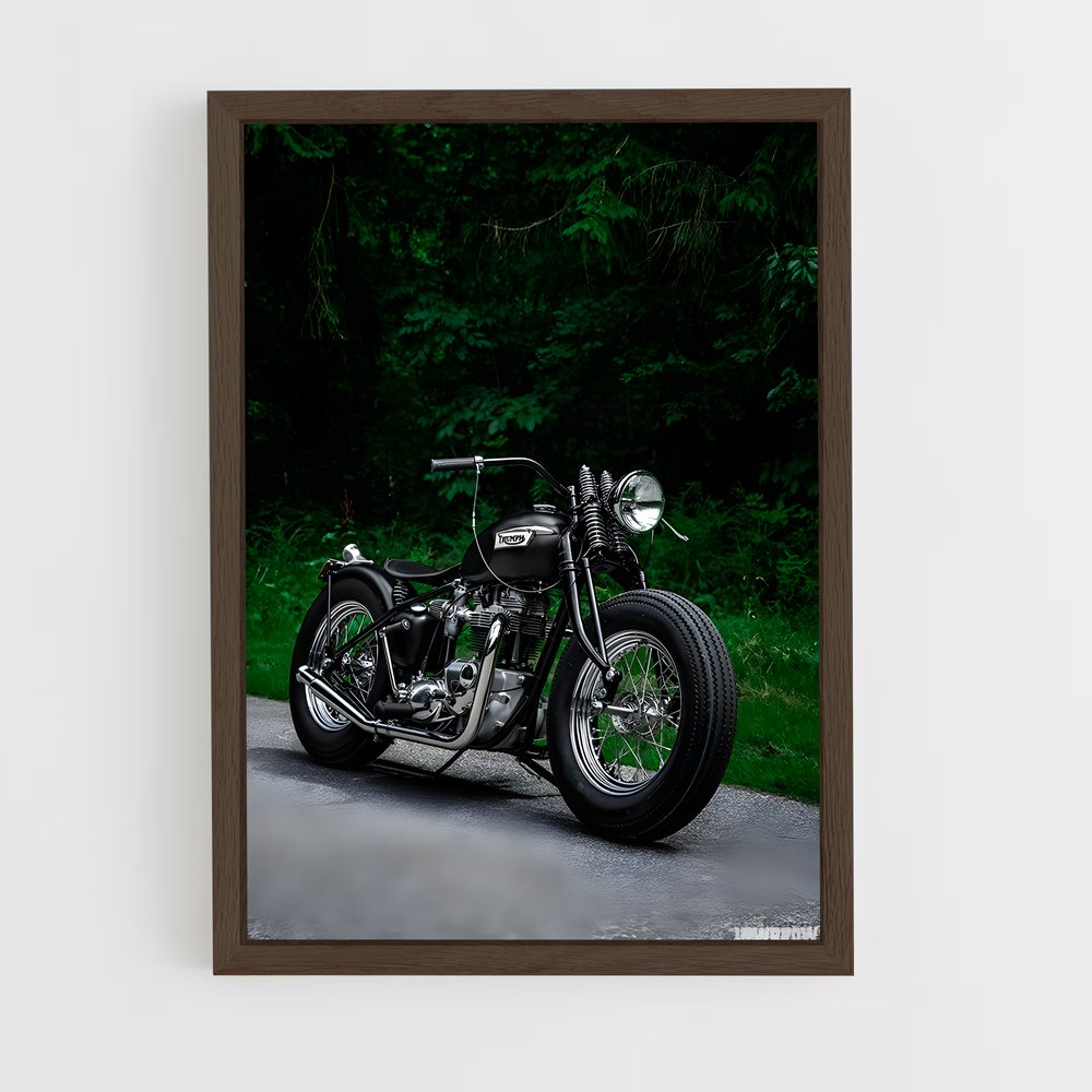 ap-bonneville bobber-1 cadre Bois foncé