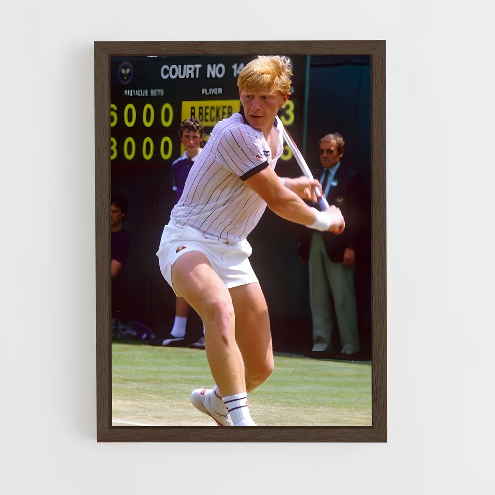 ap-boris becker-4 cadre Bois foncé