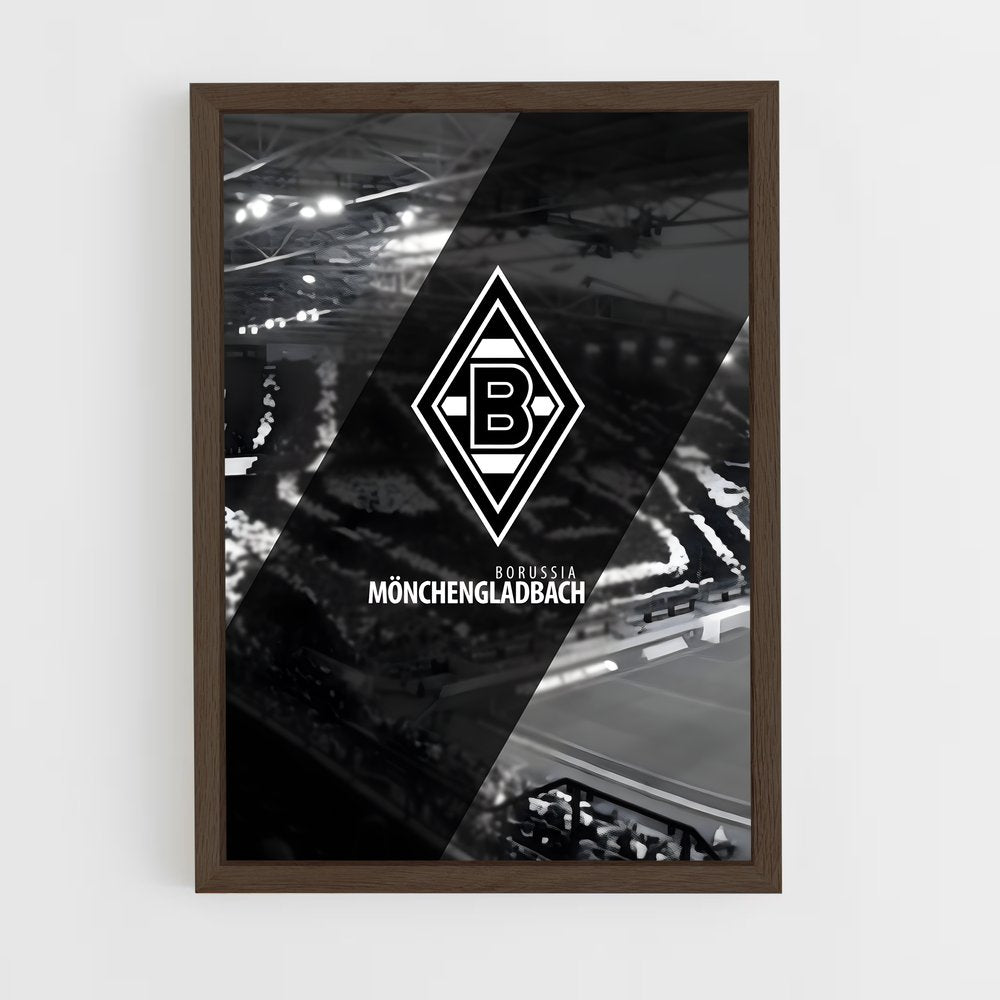 ap-borussia monchengladbach-9 cadre Bois foncé