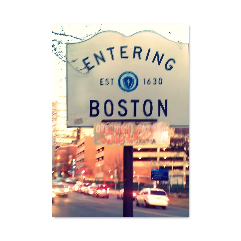 Poster Bienvenue à Boston