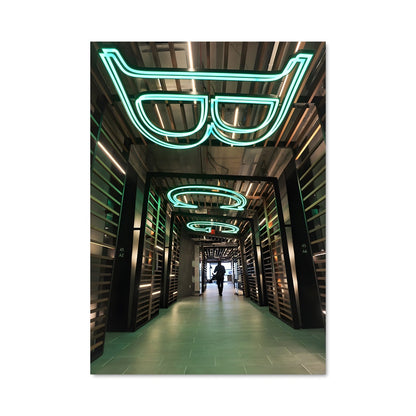 Poster Neon Corridor