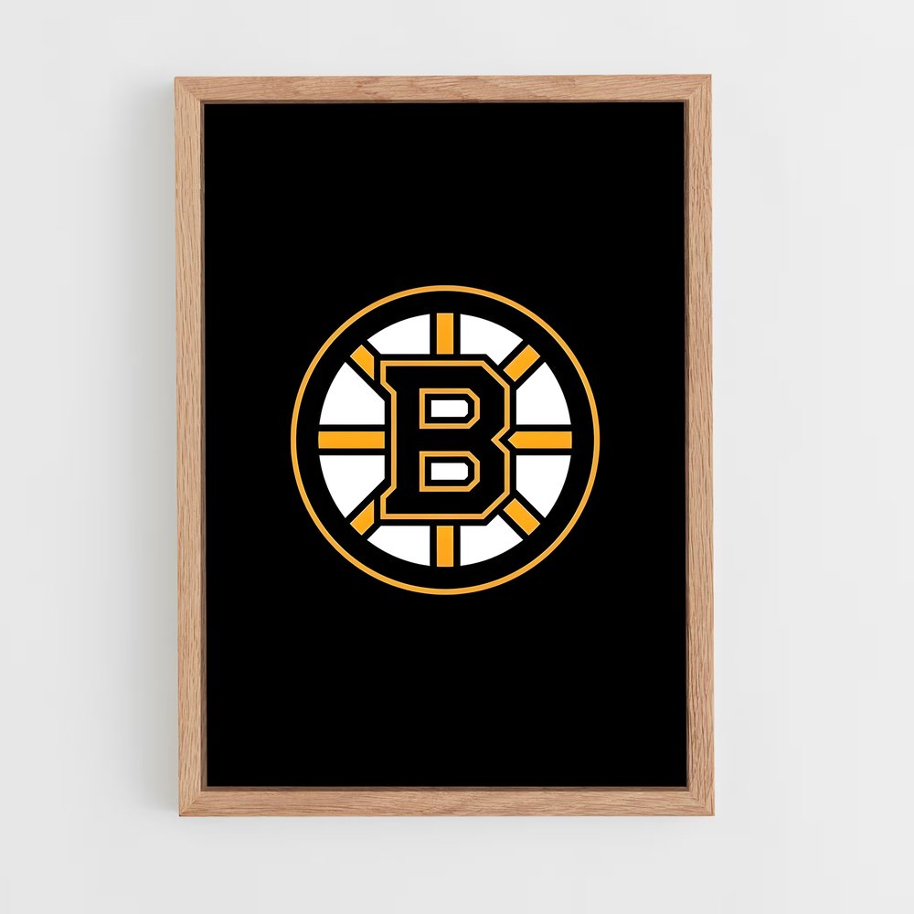 ap-boston bruins-2 cadre Bois clair