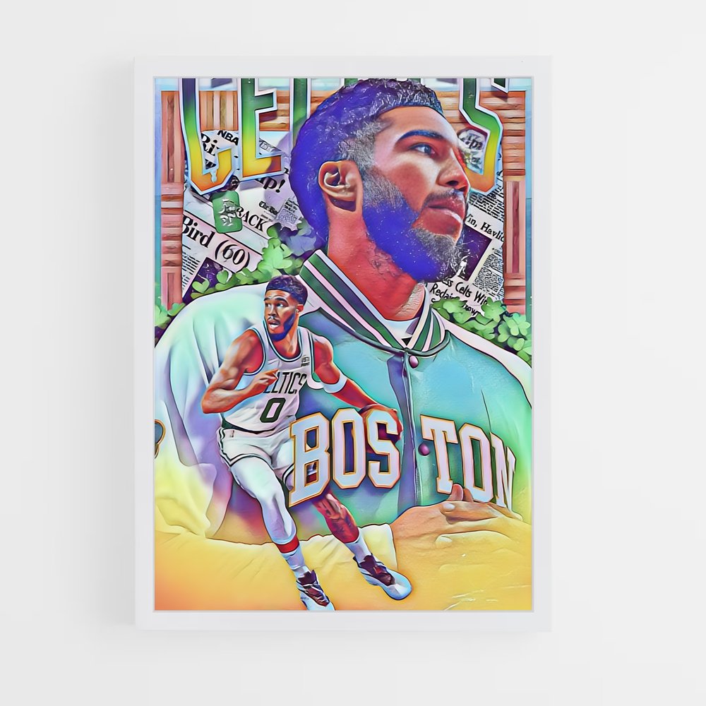 ap-boston celtics-11 cadre Blanc