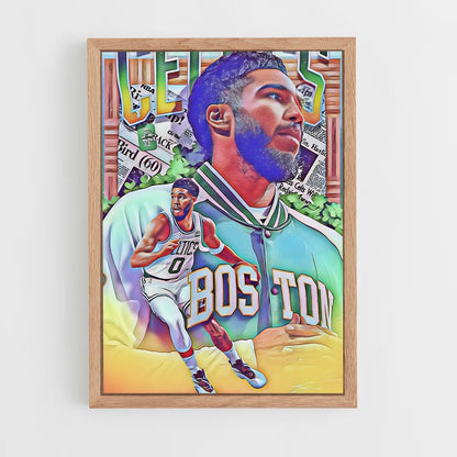 ap-boston celtics-11 cadre Bois clair