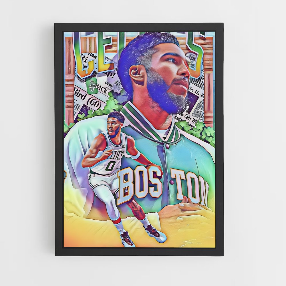 ap-boston celtics-11 cadre Noir