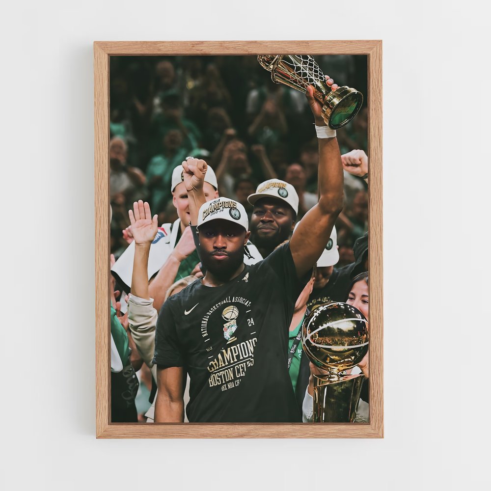 ap-boston celtics-6 cadre Bois clair