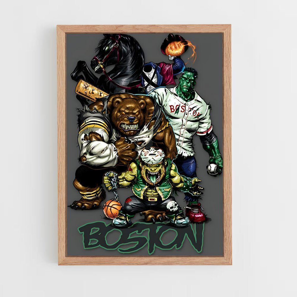 ap-boston river fc-2 cadre Bois clair