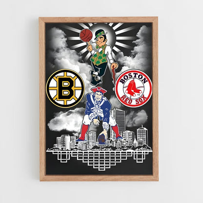 ap-boston river fc-5 cadre Bois clair