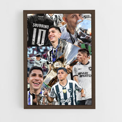 ap-botafogo de futebol e regatas-12 cadre Bois foncé
