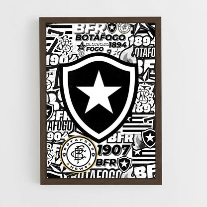 ap-botafogo de futebol e regatas-6 cadre Bois foncé