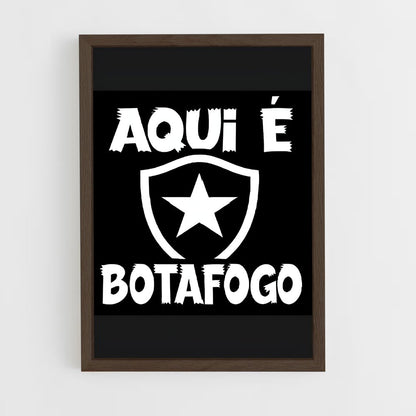 ap-botafogo de futebol e regatas-9 cadre Bois foncé