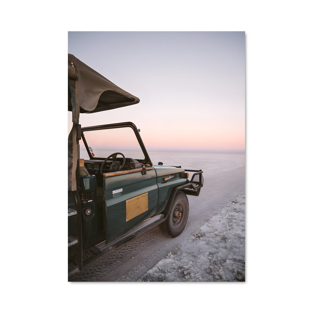 Poster Safari au Crépuscule