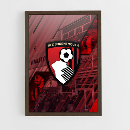 ap-bournemouth afc-2 cadre Bois foncé