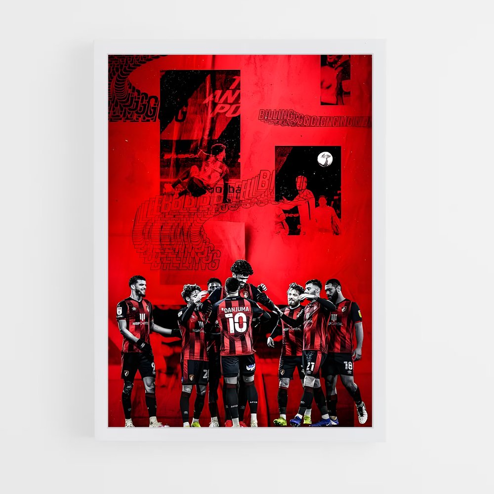 ap-bournemouth afc-6 cadre Blanc