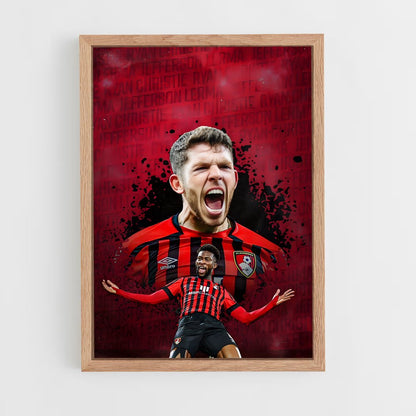 ap-bournemouth afc-9 cadre Bois clair