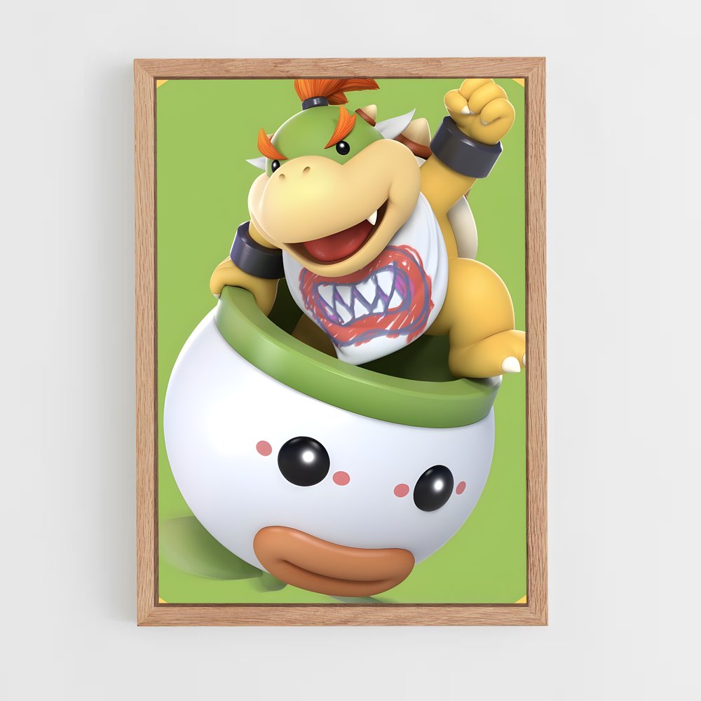 ap-bowser jr-2 cadre Bois clair