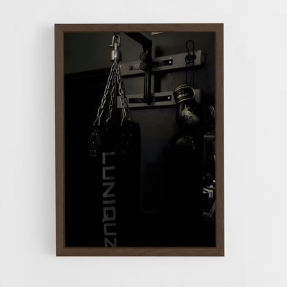 ap-boxing-10 cadre Bois foncé