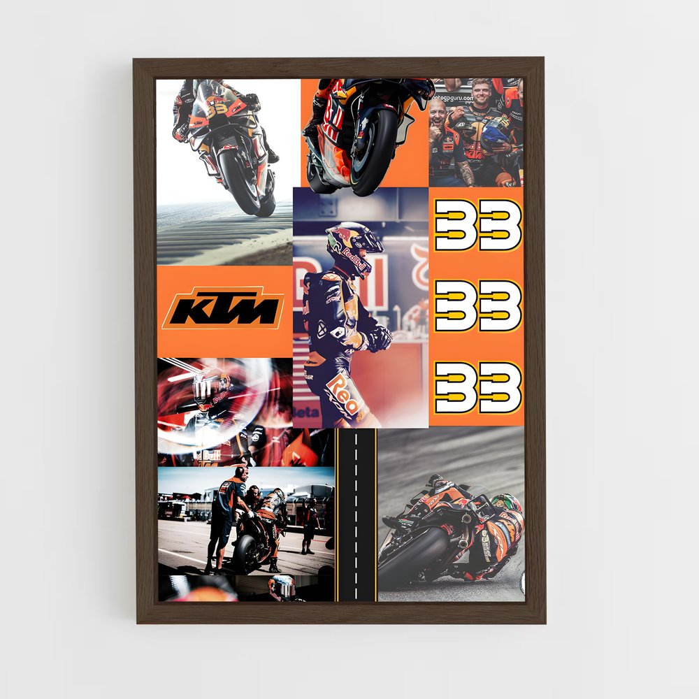 ap-brad binder-9 cadre Bois foncé