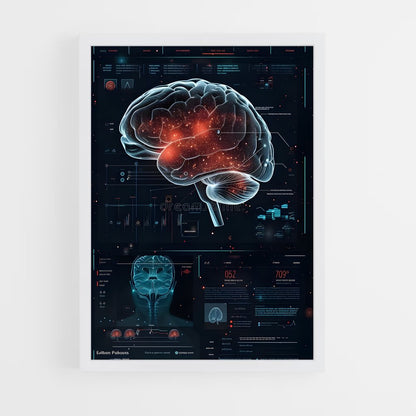 ap-brain scan-3 cadre Blanc
