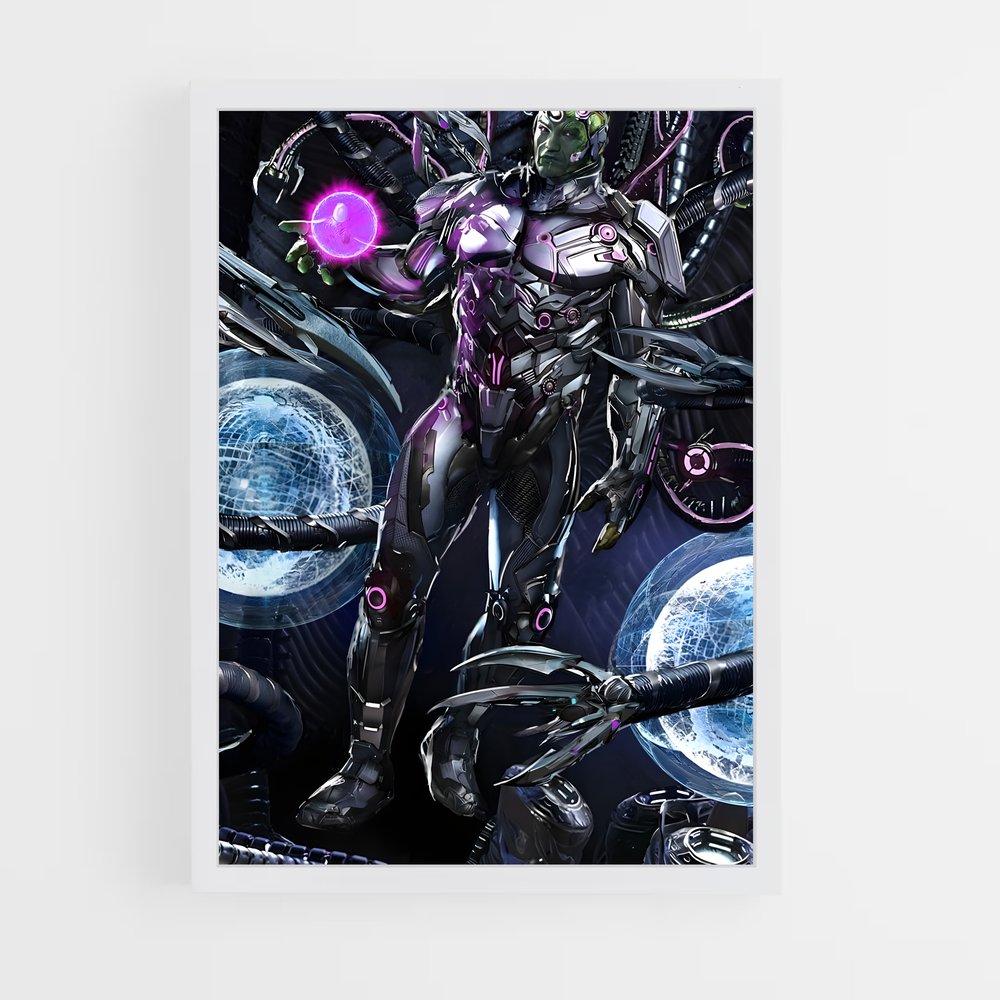ap-brainiac-7 cadre Blanc